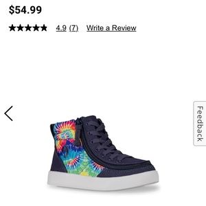 Billy tie-dye high top sneakers